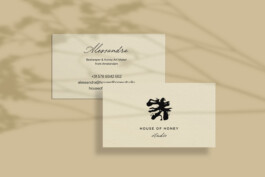 House of honey business card