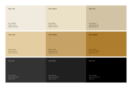 House of honey color palette