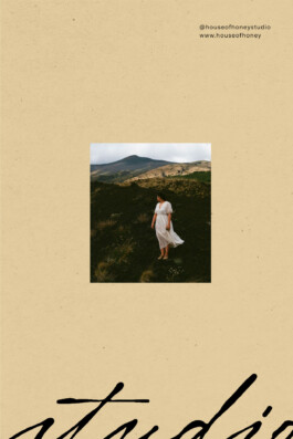 House of honey postcard